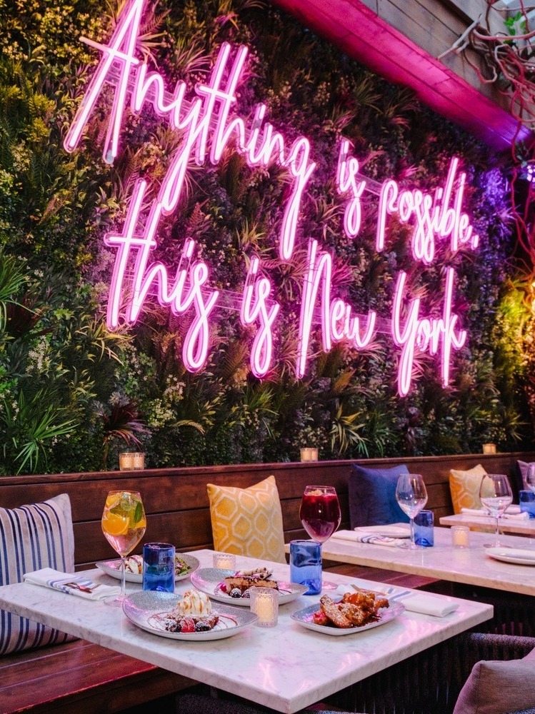 Elegant event space at Bonsaii Tapas & Wine Bar, perfect for New York City gatherings.