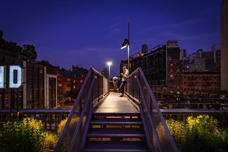 High Line in the evening