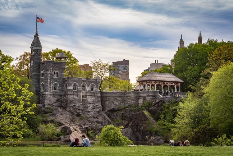 Exterior of the Belvedere Castle