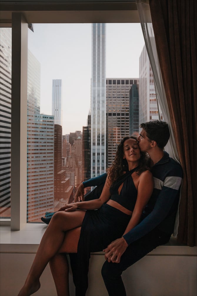 Couple enjoying the Concorde 