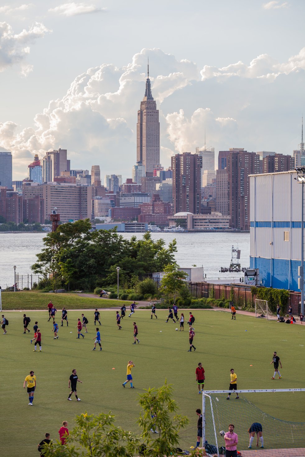 Football match at nyc
